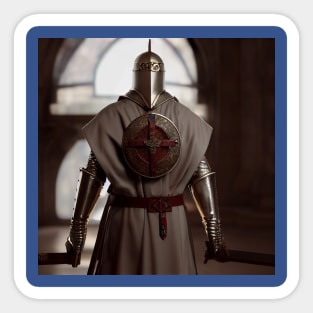 Knights Templar in The Holy Land Sticker